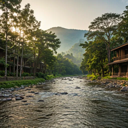 Pai Mountain Landscape