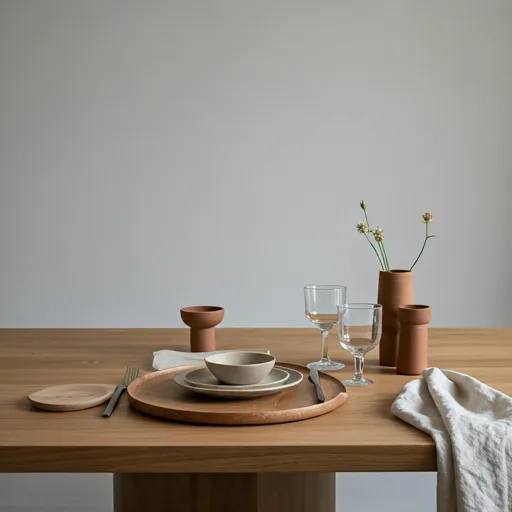 Organic dining setting