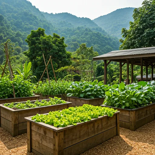 Organic kitchen garden