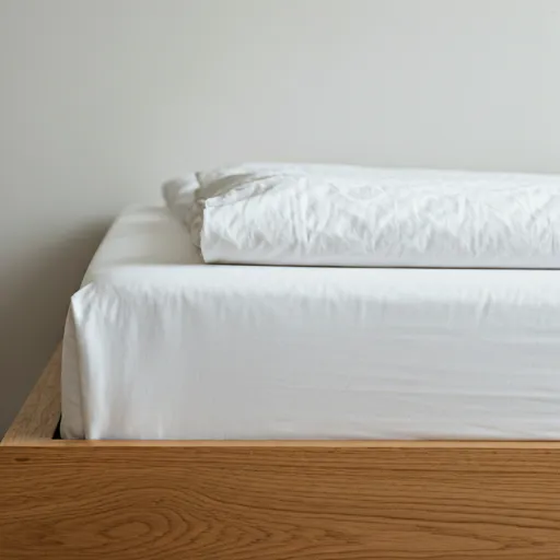 High thread count white linens